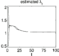 Estimated parameter.